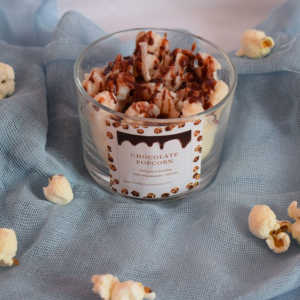 Κερί Σόγιας Popcorn Σοκολάτα – Άρωμα Σοκολατένιου Popcorn