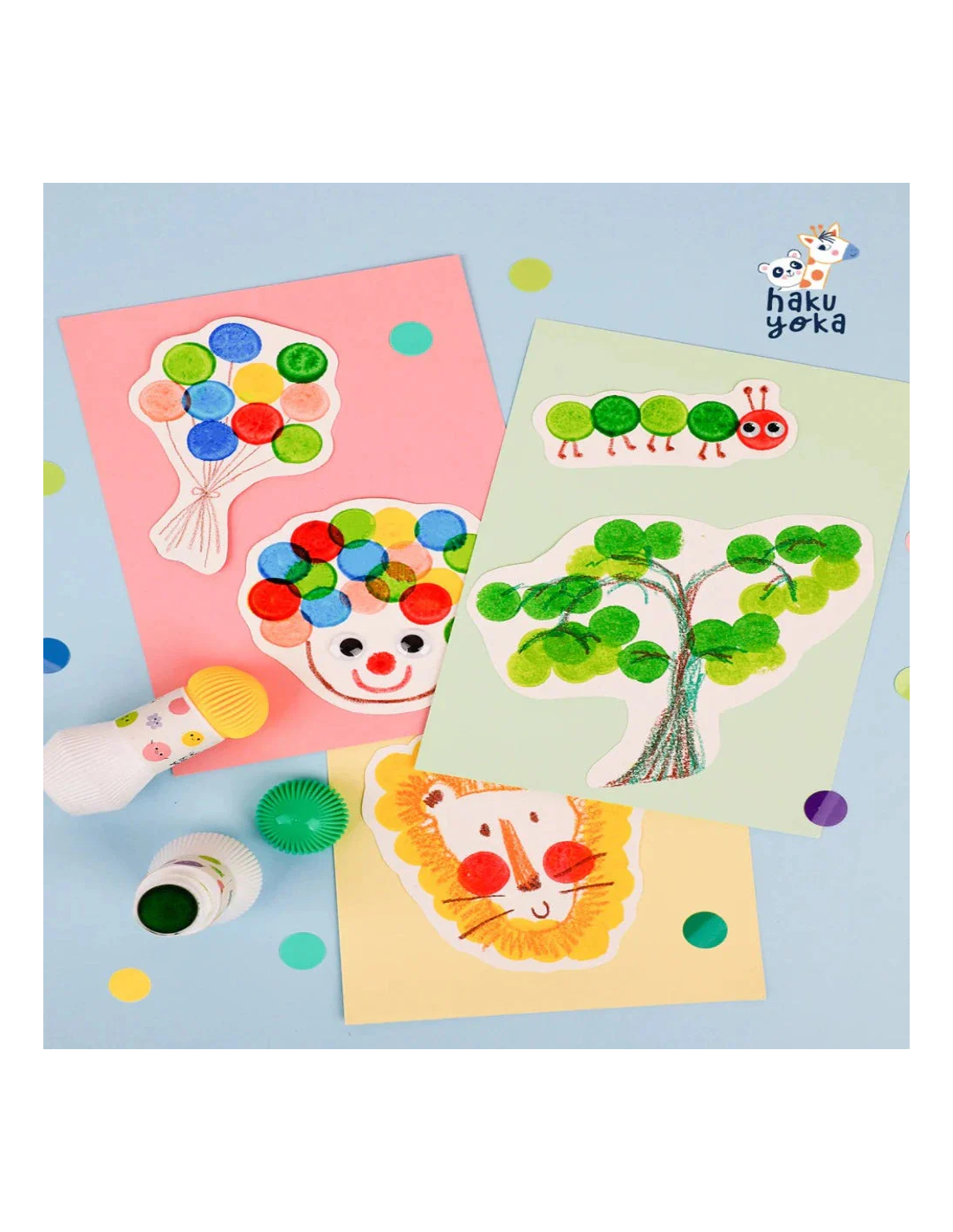 5 DOT MARKERS -5 COLOURS - Image 4