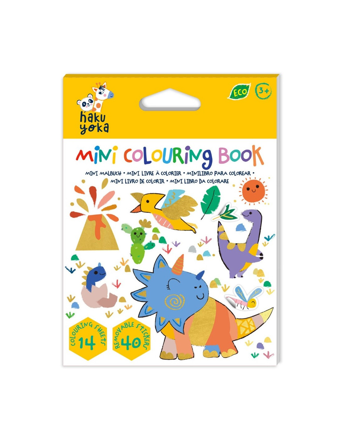 PLAY N COLOUR MINI COLOURING BOOK | DINO🦖✨