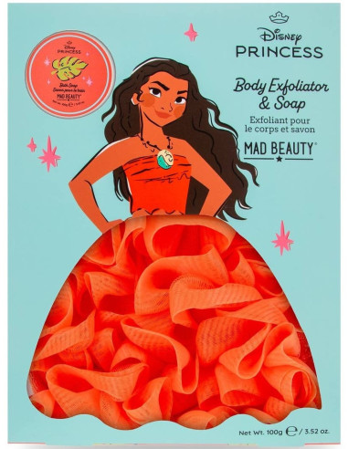 PRINCESS SET – BODY EXFOLIATOR AND SOAP – MOANA