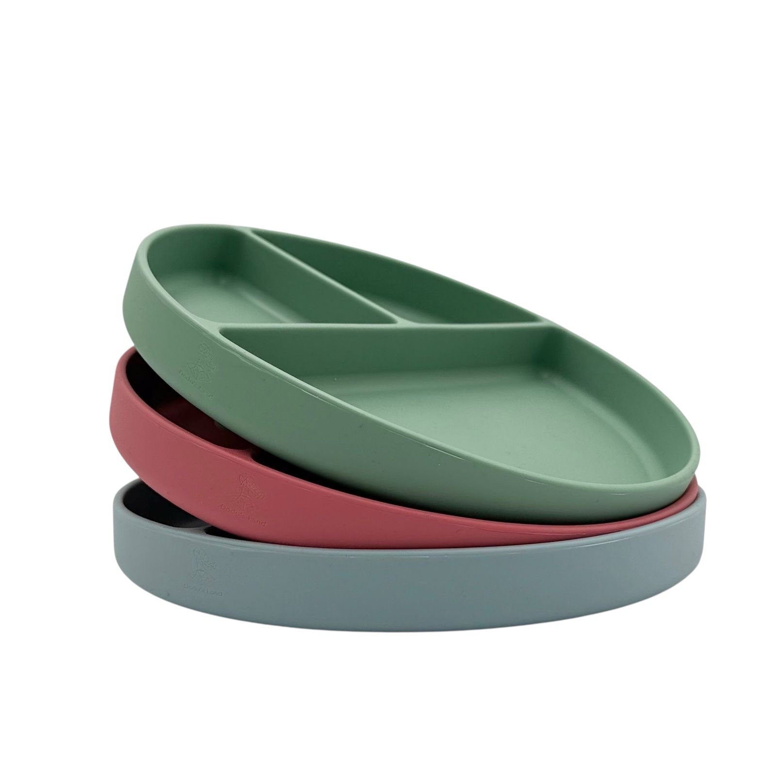 Classic Plate -Mint- Πιάτο σιλικόνης με βεντούζα και χωρίσματα - Image 3