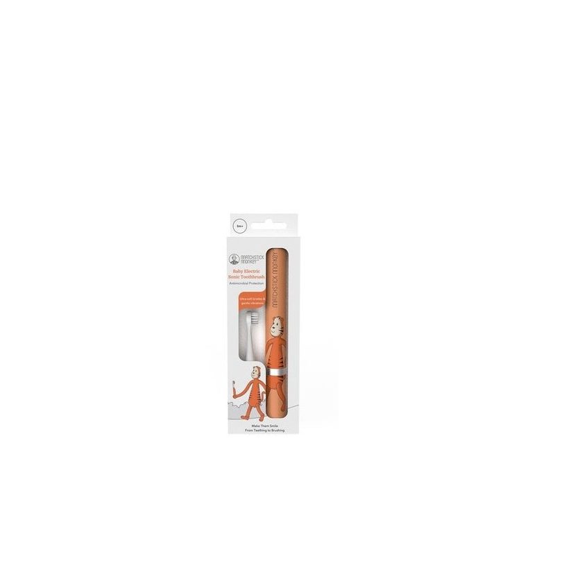 Matchstick Monkey Ηλεκτρική Οδοντόβουρτσα για Βρέφη και Παιδιά Sonic Tiger