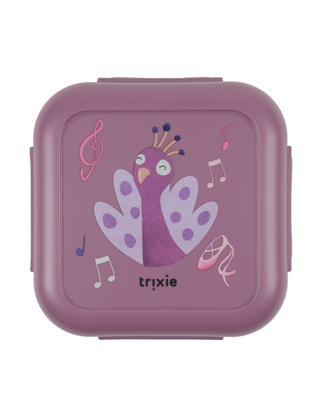 SNACK BOX WITH CLIPS – BALLERINA MRS. PEACOCK