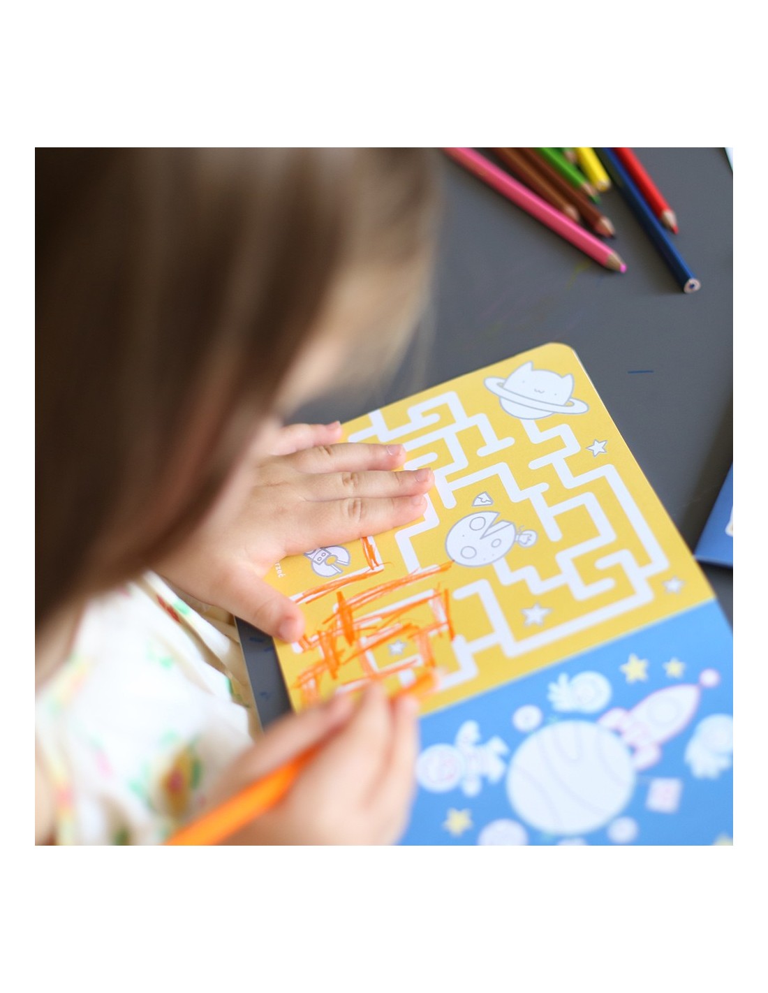LOOONG COLORING BOOKS - I LOVE COLORING SPACE - Image 2