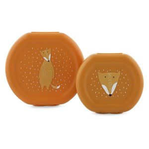 SNACK BOX WITH CLIP - 2PCS - MR. FOX